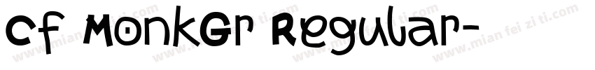 Cf MonkGr Regular字体转换